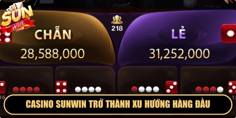 Casino Sunwin trở thành xu hướng hàng đầu với nhiều phiên bản